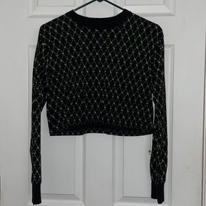True religion long sleeve crop top